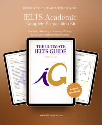 IELTS Academic Complete Preparation Kit (All 4 Modules + Samples)