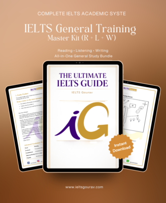 IELTS General Complete Preparation Kit (Reading + Listening + Writing)