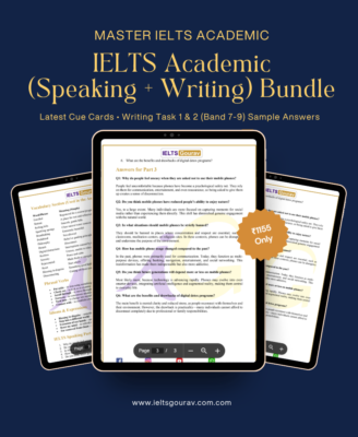 IELTS Academic, Speaking + Writing (July - August, 2026)