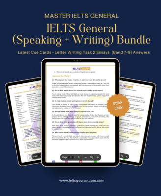 IELTS General, Speaking + Writing (July - August, 2026)